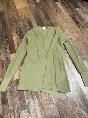 a new day Olive Green Open-Front Women's Cardigan